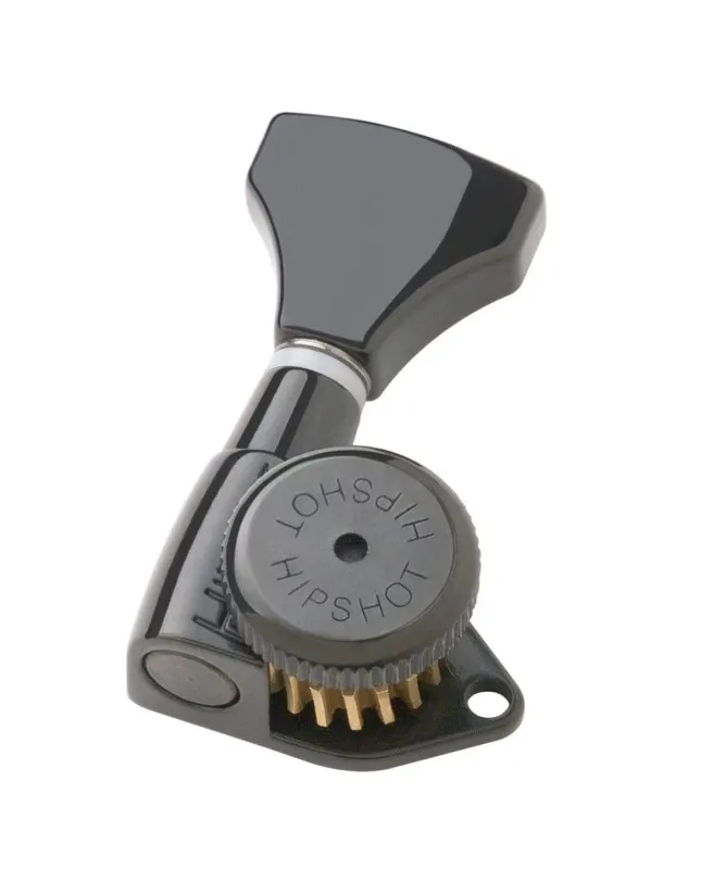 Hipshot 6GL0B-21 Uzamykacia Mechanika pre Gitaru- Ľavá strana -Čierna