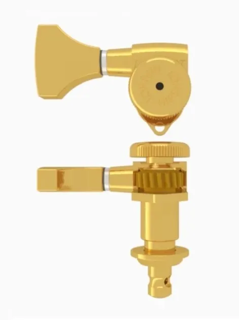 Hipshot 6GL0GT-21Uzamykacia Mechanika pre Gitaru- Pravá strana – Zlatá
