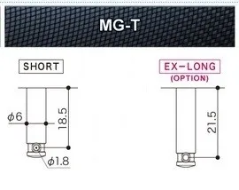 Gotoh SG381-07 MG-T Uzamykacia Ladiaca Mechanika pre Gitaru Pravá Strana 18,5mm Čierna