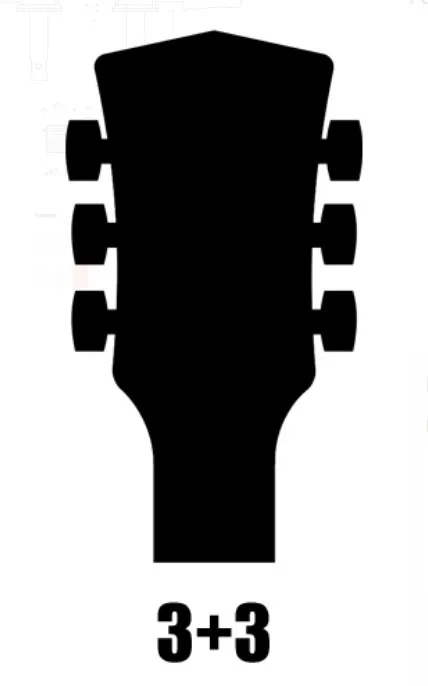 Gotoh SG301-04 Ladiace Mechaniky pre Gitaru Sada 3L+3R Čierna Gotoh SG301-04 Ladiace Mechaniky pre Gitaru Sada 3L+3R Čierna