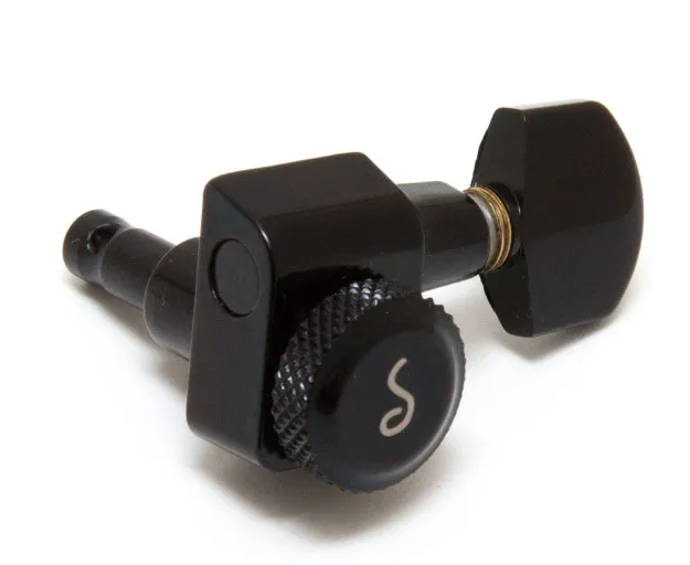 Schaller Original F-Series Sada 6L Uzamykacích Mechaník Pre Elektrickú Gitaru Fender Čierna Schaller Original F-Series Sada 6L Uzamykacích Mechaník Pre Elektrickú Gitaru Fender Čierna