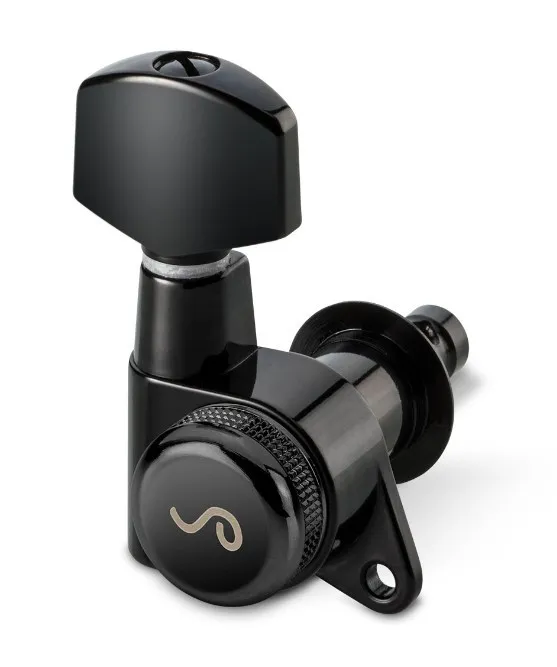 Schaller M6 135 Uzamykacia Ladiaca Mechanika Pre Gitaru Ľavá Strana Čierna