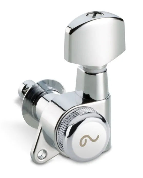 Schaller M6 135 Uzamykacia Ladiaca Mechanika Pre Gitaru Pravá Strana Chrom