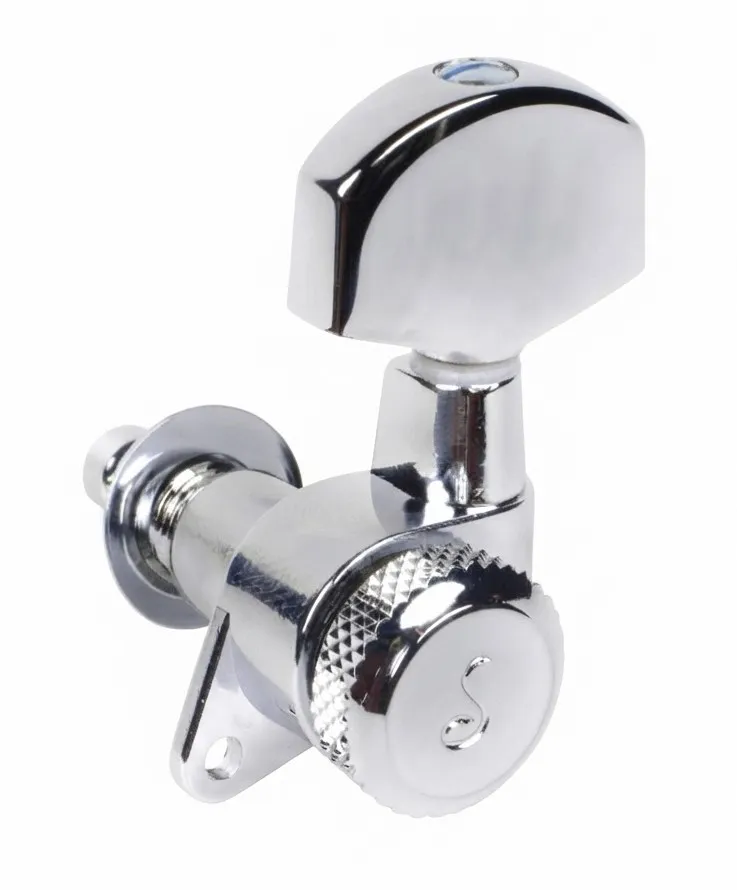 Schaller M6-135 Uzamykacia Ladiaca Mechanika Pre Gitaru Pravá Strana Chrom Old Type