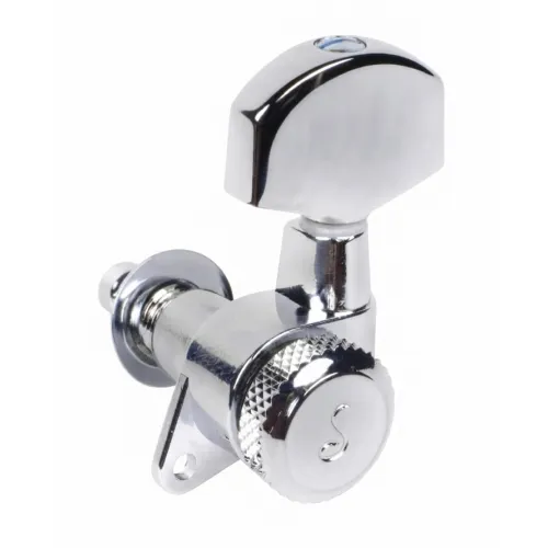 Schaller M6-135 Uzamykacia Ladiaca Mechanika Pre Gitaru Pravá Strana Chrom Old Type
