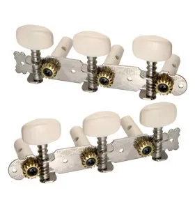 Partsland – Ladiace mechaniky pre klasickú gitaru, 10 mm, Chróm