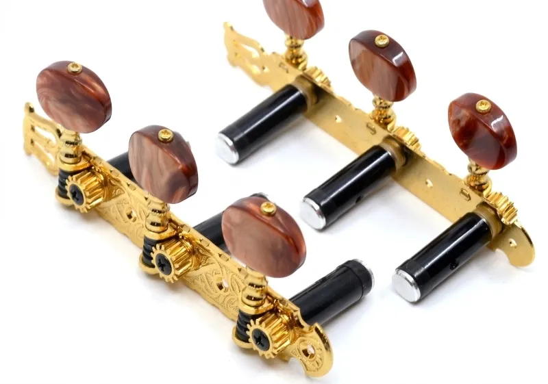 Gotoh 35ARB1600 – Ladiace mechaniky pre klasickú gitaru, 10,2 mm, Zlaté