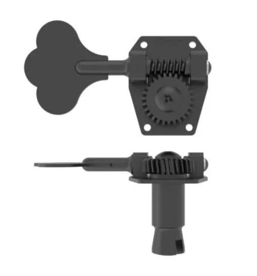 Hipshot HB1 Ladiaca Mechanika pre Basgitaru pravá strana- Čierna