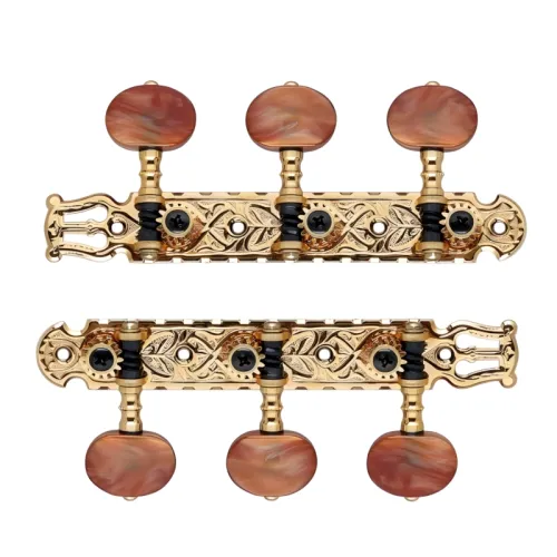 Gotoh 35G1600 – Ladiace mechaniky pre klasickú gitaru, 10 mm, Zlatá