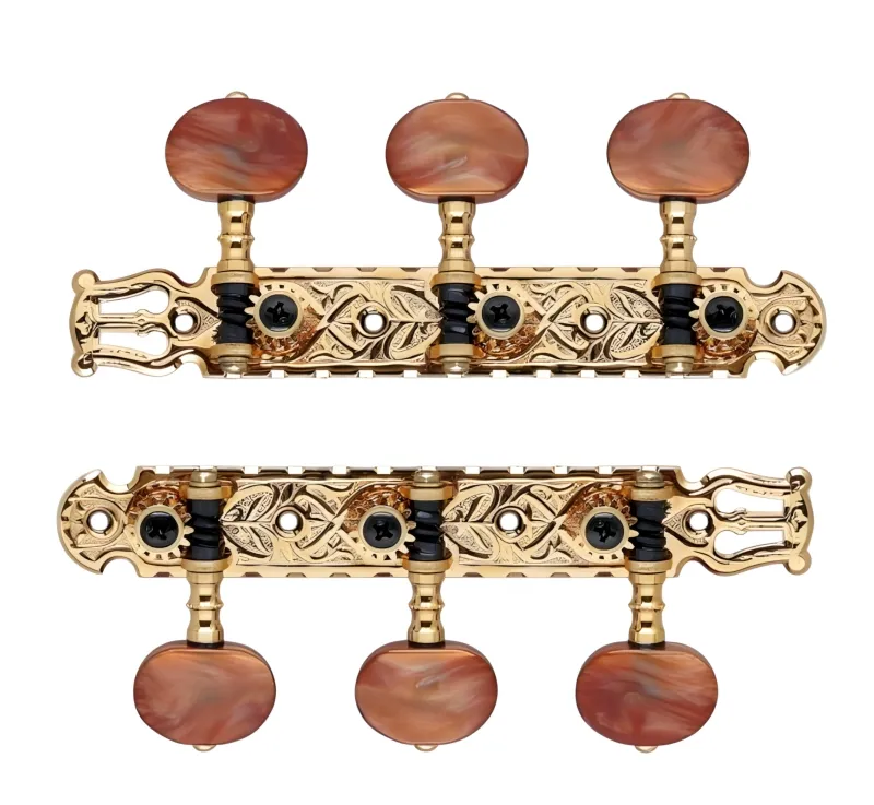 Gotoh 35ARB1600 – Ladiace mechaniky pre klasickú gitaru, 10,2 mm, Zlaté