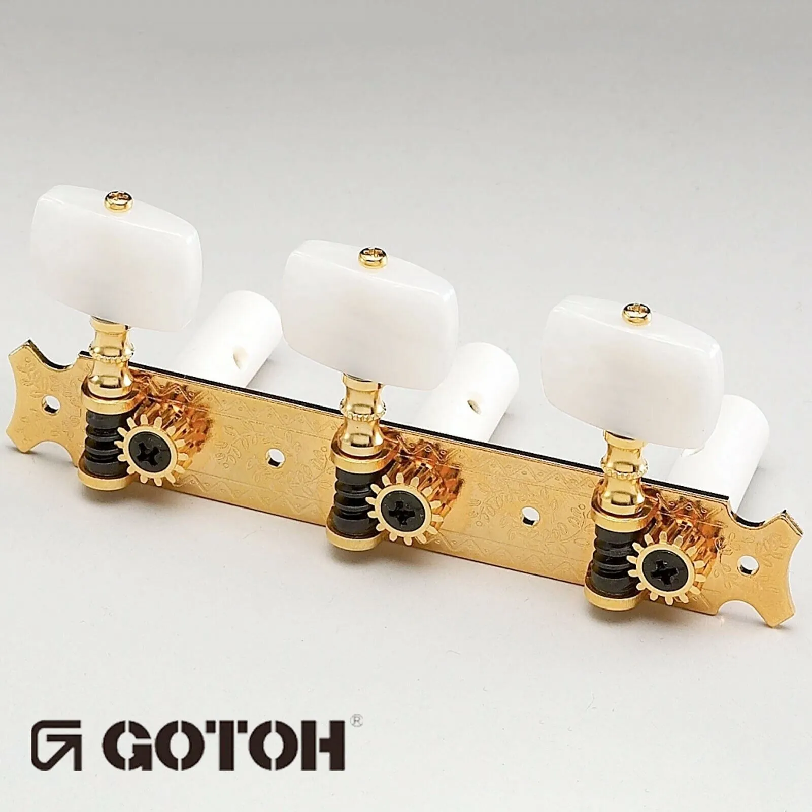 Gotoh 35G620 1W – Ladiace mechaniky pre klasickú gitaru, 10 mm, Zlatá