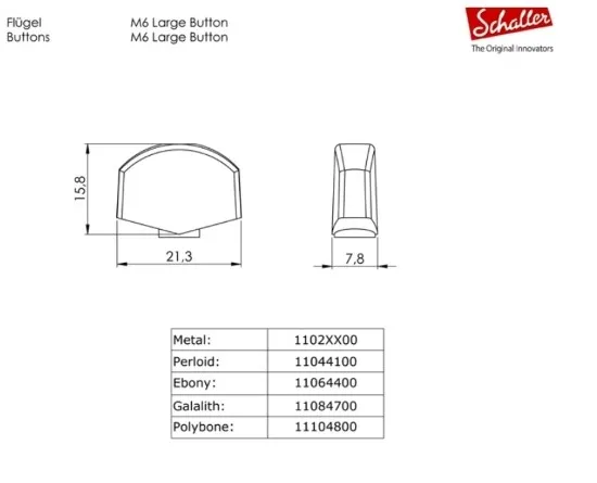 Schaller M6 Gombík Pre Gitarovú Mechaniku 01