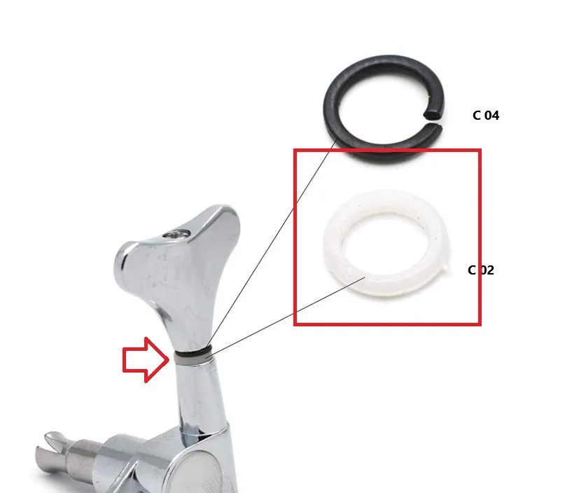 Partsland Podložka pod Gombík Basgitarovej Ladiacej Mechaniky