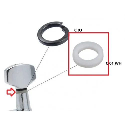 Partsland Podložka pod Gombík Gitarovej Ladiacej Mechaniky