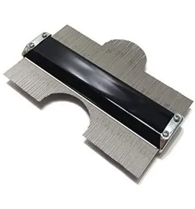 Hosco TL-RU-PG – Japonská obrysová šablóna (ihličkový hrebeň), 150 mm