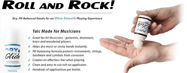 GraphTech PH-0002-00 – Púder na ruky Dry n' Glide, Roll-on