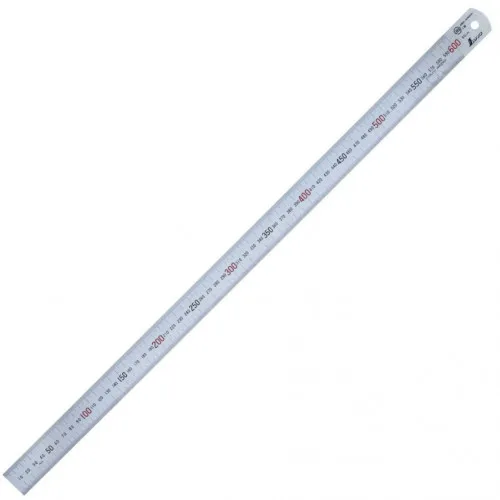 Hosco TL-RU600 Shinwa – Profesionálne nerezové pravítko, 600 mm