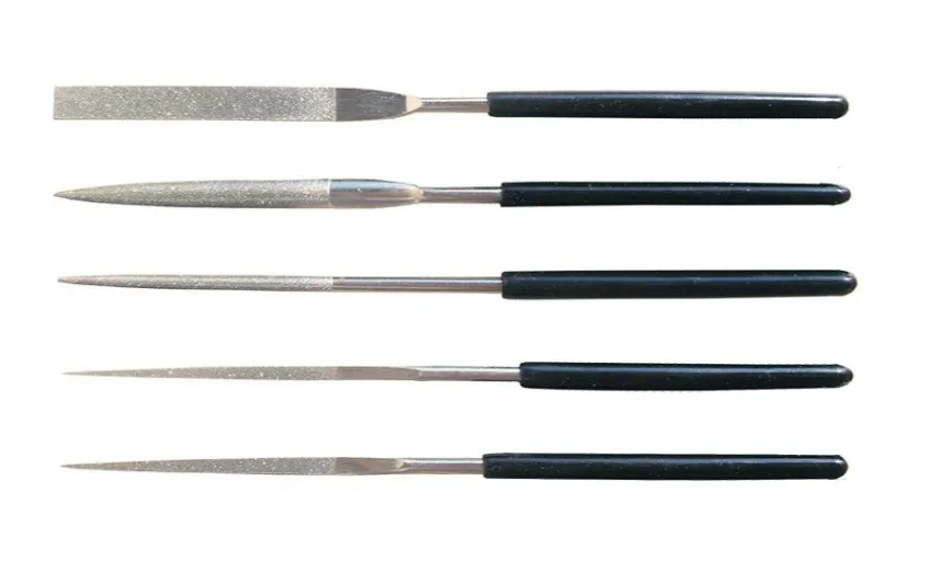 Hosco TL-DIA5 – Sada 5 diamantových ihlových pilníkov, 200 grit Hosco TL-DIA5 – Sada 5 diamantových ihlových pilníkov, 200 grit