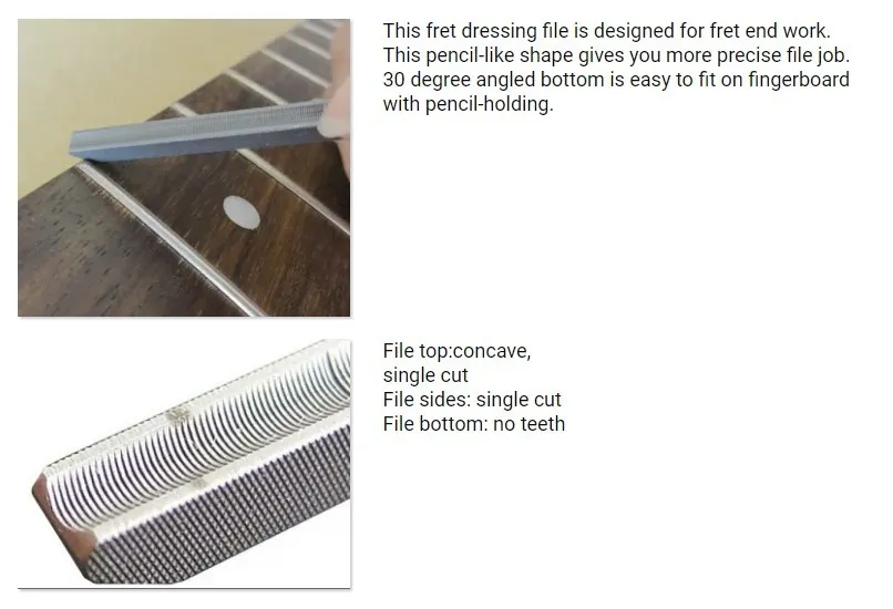 Hosco TL-FE2 – Obojstranný pilník na hrany pražcov, Medium (R=2 mm)