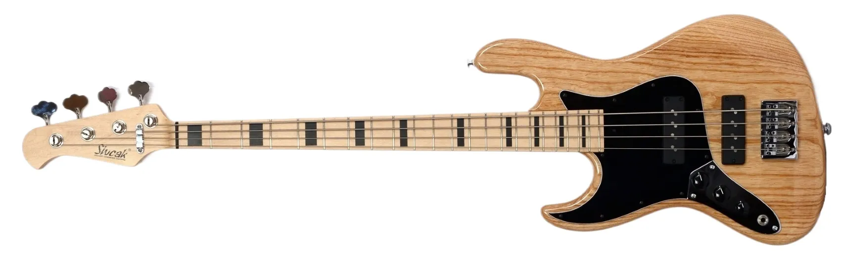 Sivčák OSC-4-L-048712 – Ľavoruká 4-strunová basgitara s pasívnou elektronikou a Nordstrand snímačmi