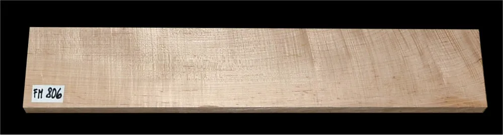 Javor Fladrový FM806 Drevo na Gitarový Krk 775 x 145 x 30 mm