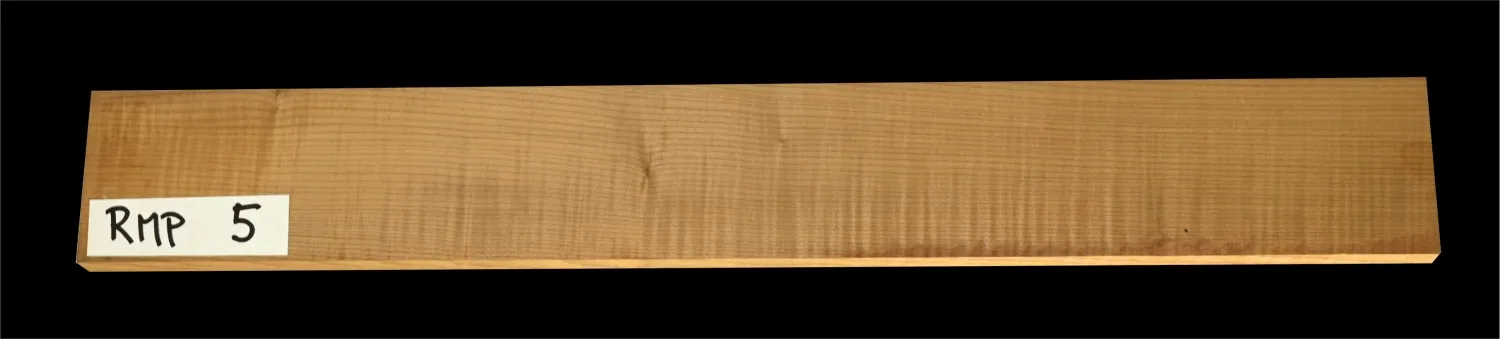 Pečený Javor Vlnkový EU na výrobu Gitarového krku RMP-5 -700 x 100 x 25 mm