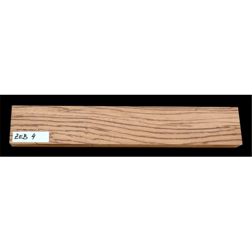 Zebrano drevo na výrobu tela alebo krku ZEB 4 - 670 x 115 x 50 mm