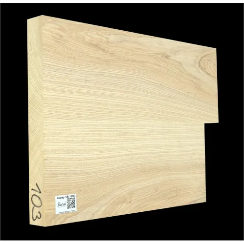 Bahenný Jaseň- Drevo na telo elektrickej gitary / basgitary SWE 103 CL -560/500 x 385 x 45mm, 4kg