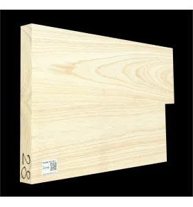 Bahenný Jaseň- Drevo na telo elektrickej gitary / basgitary SWE 28 CL -600/555 x 385 x 46 mm, 5,8kg