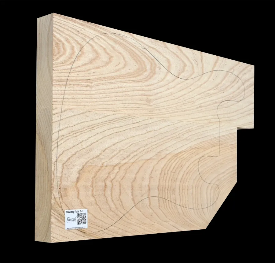 Bahenný Jaseň Gitarové Drevo SWE 2 - 570/400 x 370 x 45 mm Bahenný Jaseň Gitarové Drevo SWE 2 - 570/400 x 370 x 45 mm