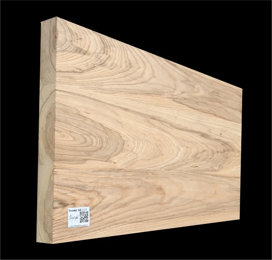 Bahenný Jaseň Gitarové drevo SWE-33 - 535 x 380/310 x 46 mm