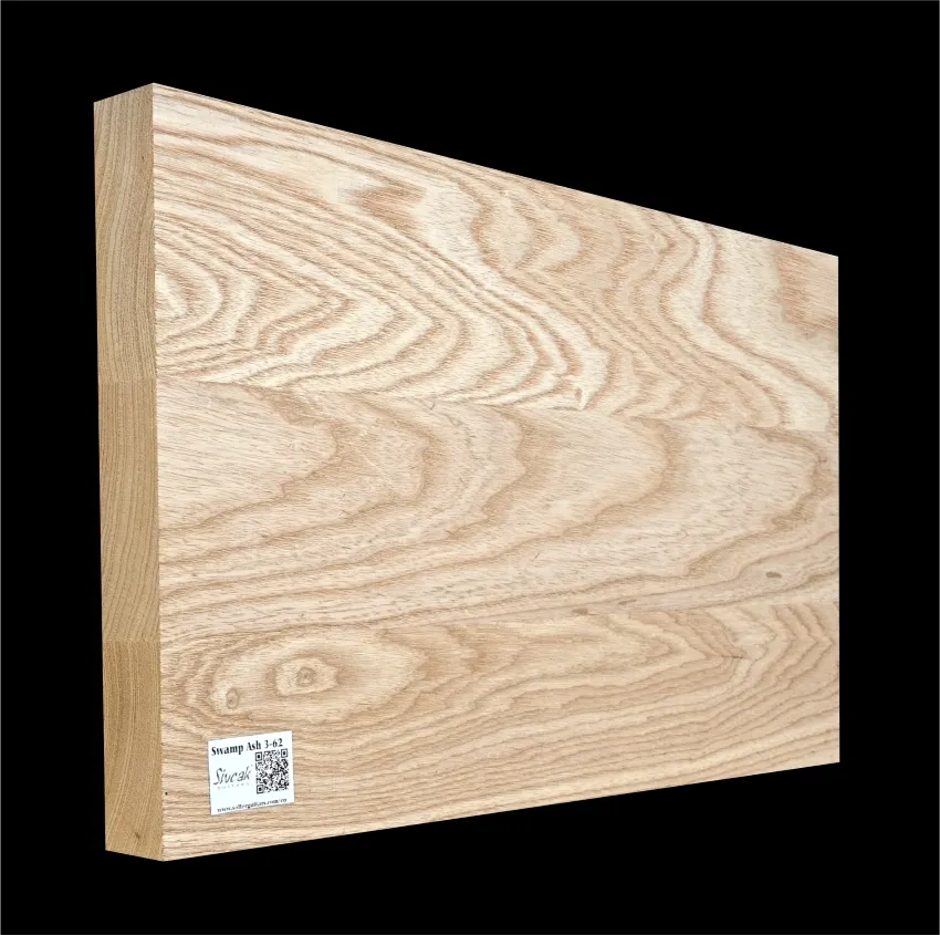 Bahenný Jaseň Drevo na Gitaru SWE 62 - 495 x 340/305 x 46 mm