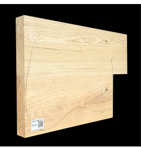 Americký jaseň Gitarové drevo AG 14 - 550/440 x 365 x 46 mm