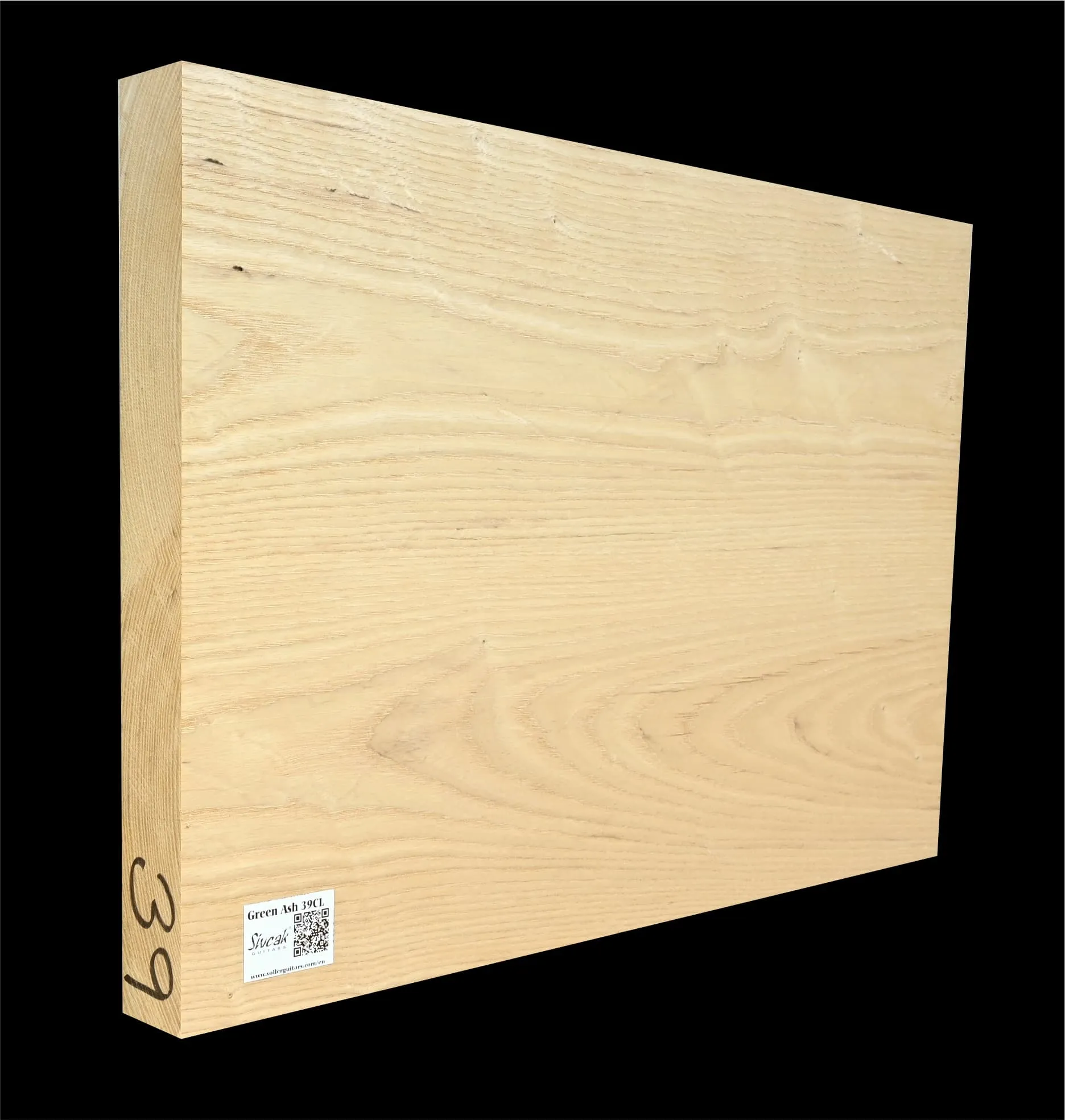 Jaseň Americký– Drevo na telo gitary AG 39 CL - 555 x 390 x 46 mm