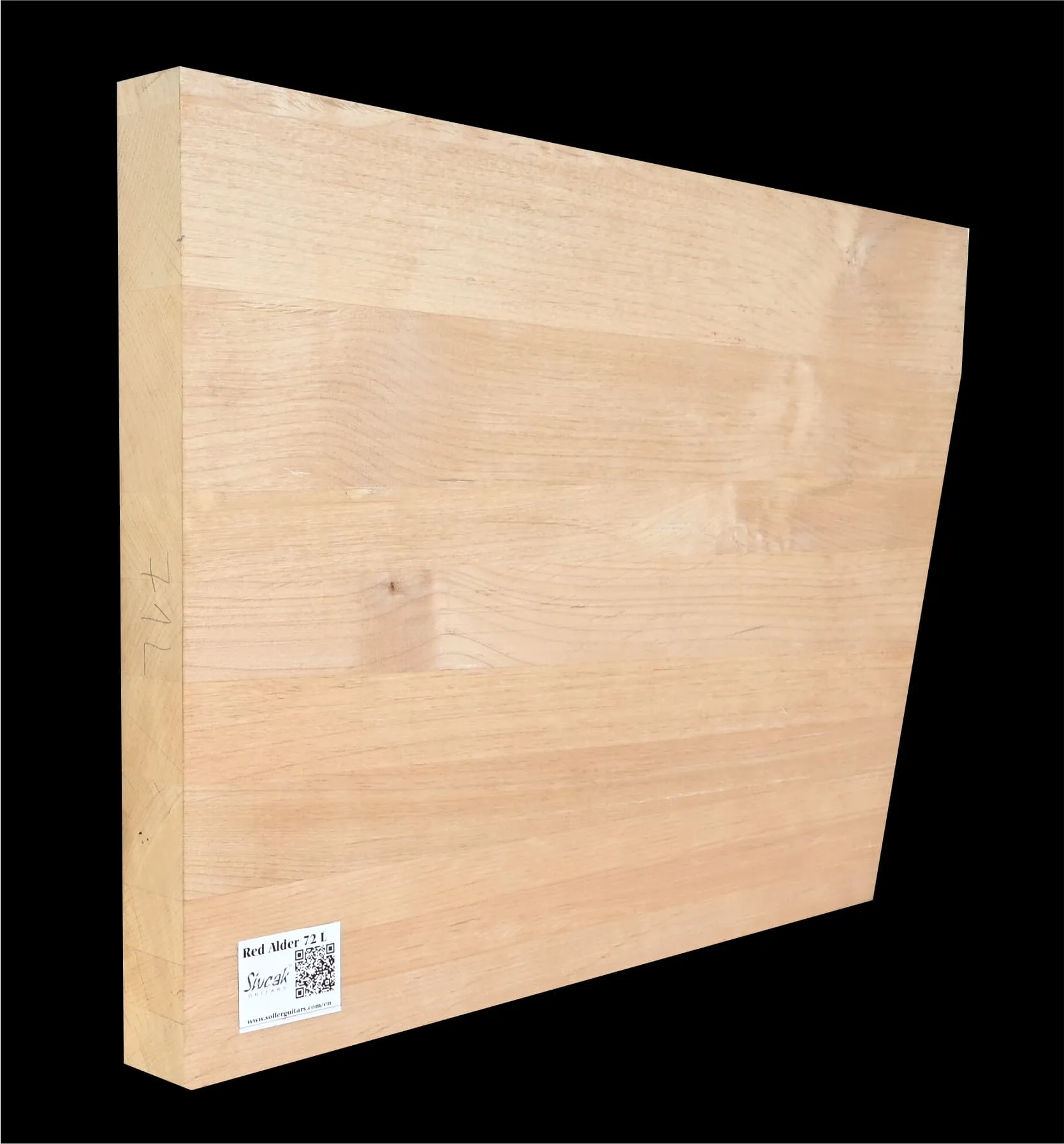 Americká Jelša Gitarové drevo ARA 72 L -470/415 x 370/340 x 43 mm