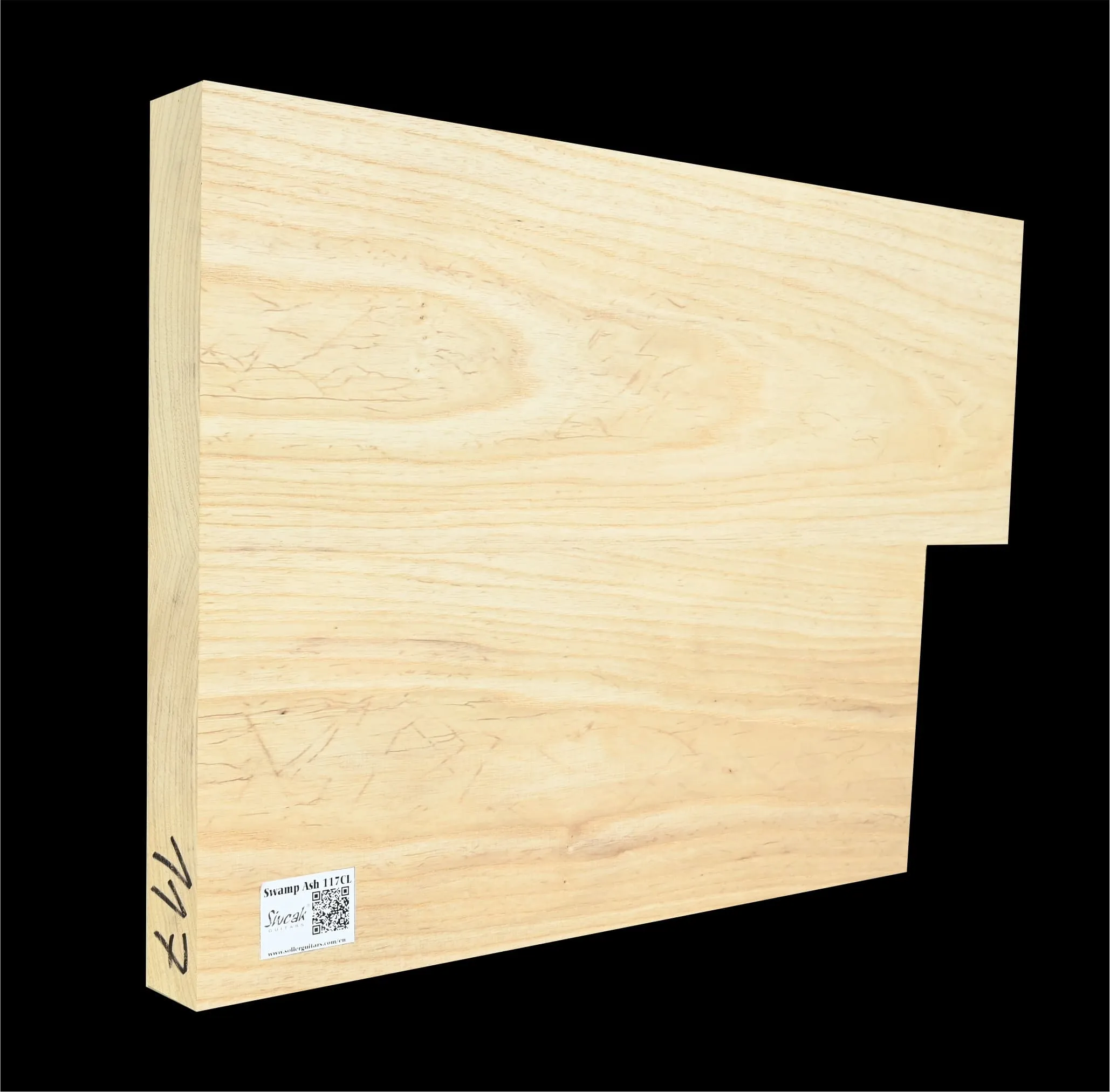 Bahenný Jaseň Gitarové Drevo SWE 117CL - 540/465 x 380 x 45 mm