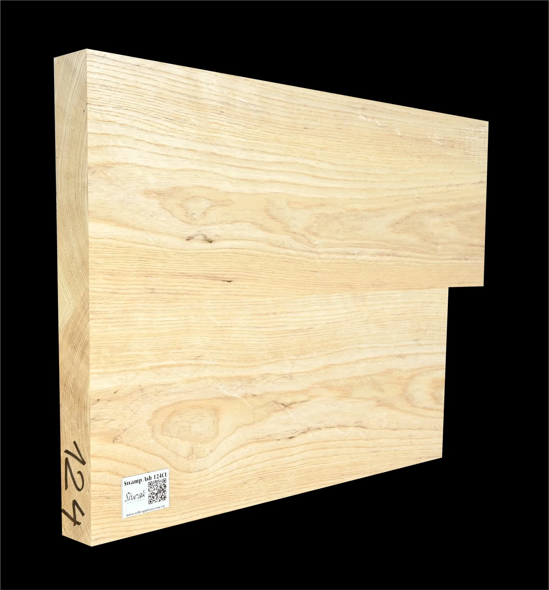 Bahenný Jaseň Gitarové Drevo SWE 124CL - 540/475 x 385 x 46 mm