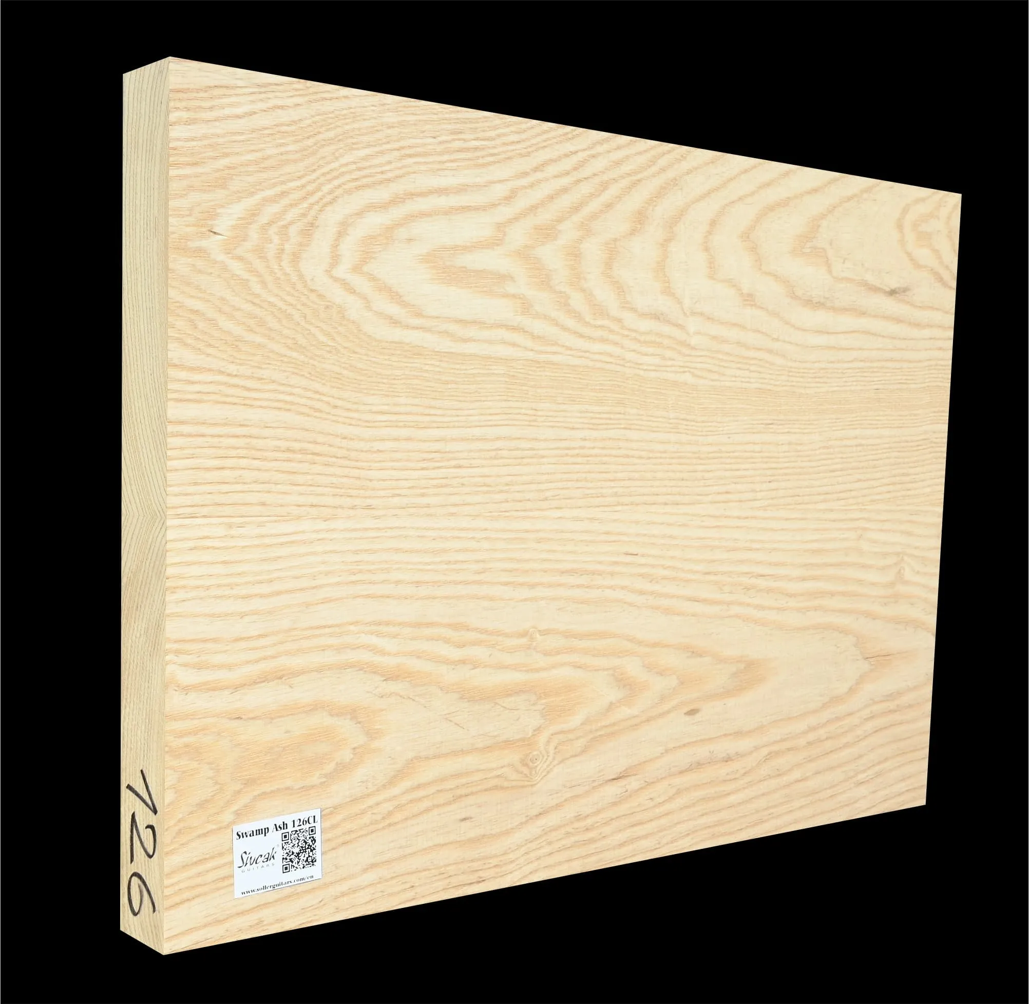 Bahenný Jaseň Gitarové Drevo SWE 126CL - 555 x 385 x 42 mm