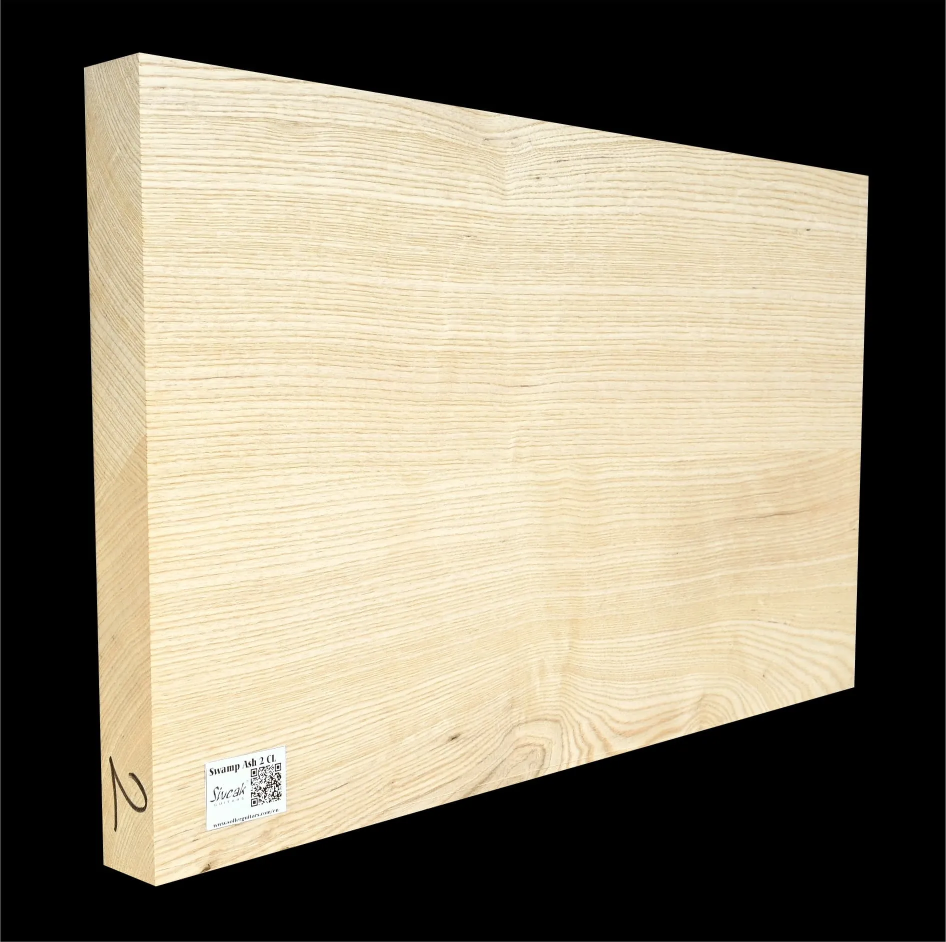 Bahenný Jaseň Gitarové Drevo SWE 2CL - 595 x 375 x 46 mm