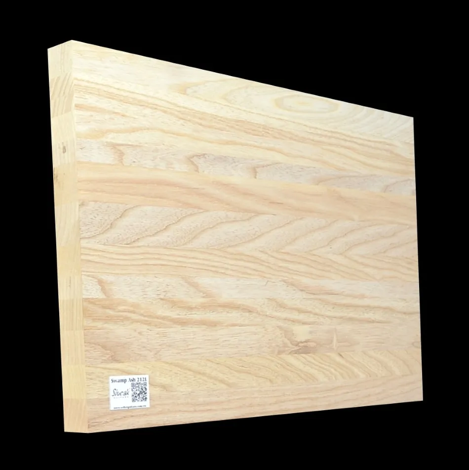 Bahenný Jaseň Drevo na Gitaru SWE 212L - 508 x 380/365 x 43 mm