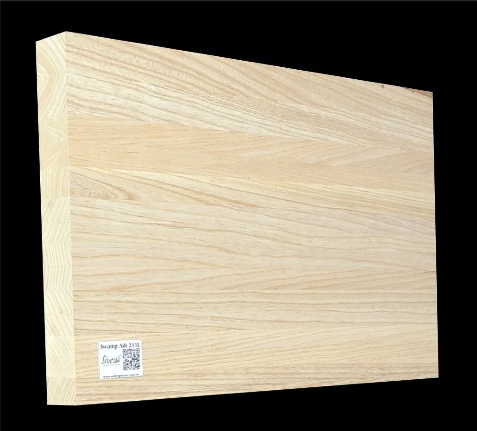 Bahenný Jaseň Drevo na Gitaru SWE 213L - 495 x 326 x 45 mm