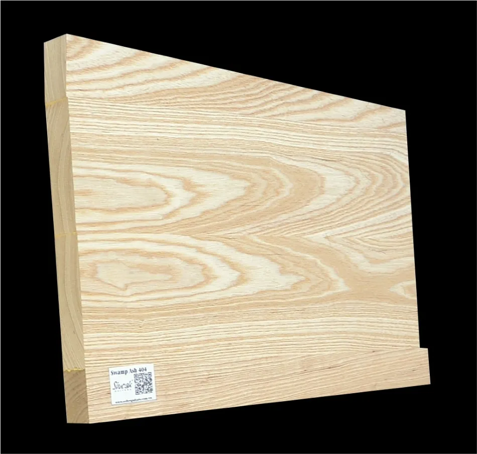 Bahenný Jaseň Drevo na Gitaru SWE 404 - 430 x 340/310 x 38 mm