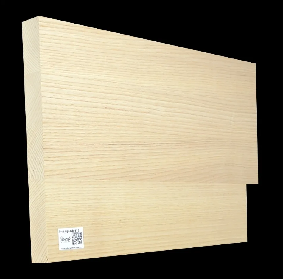 Bahenný Jaseň Drevo na Gitaru SWE 412 - 515 x 370 x 46 mm