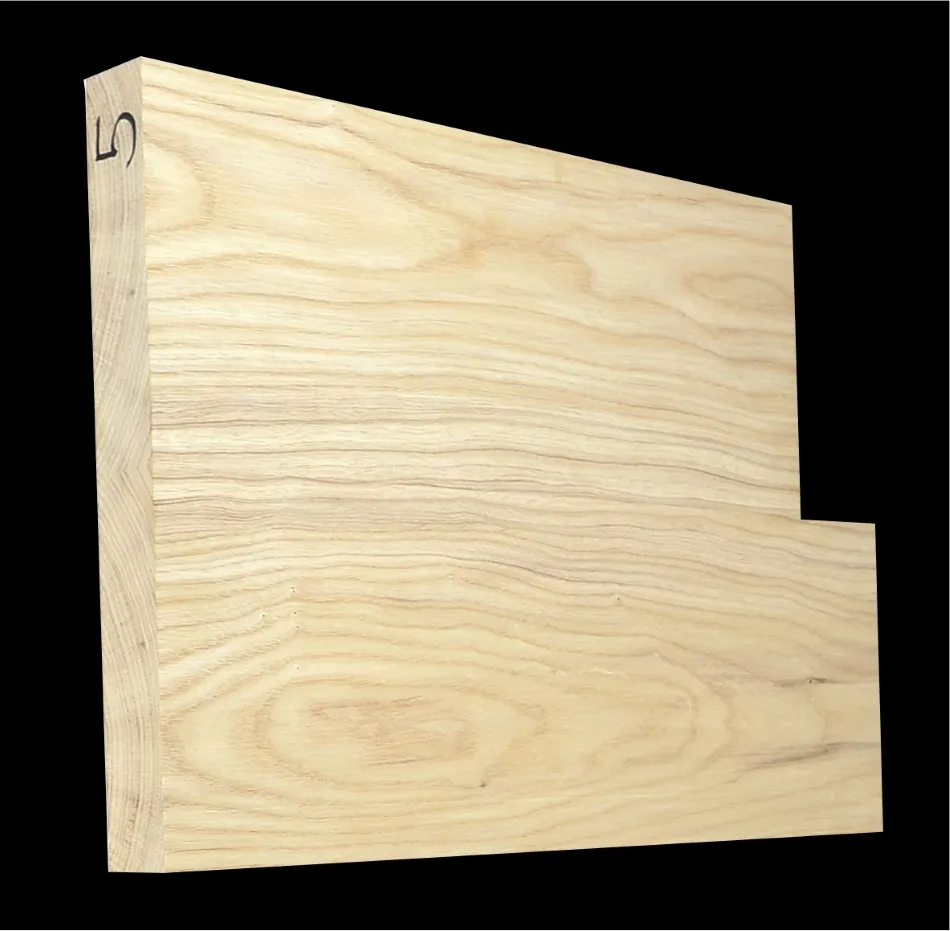 Jaseň Americký– Drevo na telo gitary AG 5 CL - 540/468 x 380 x 46 mm