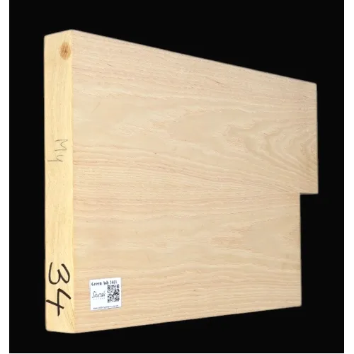 Jaseň Americký– Drevo na telo gitary AG 34 CL -495/445 x 330 x 46 mm