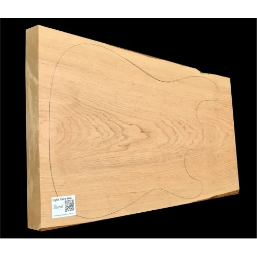 Jelša Svetlá Drevo na Gitaru  JL 40k - 550/530 x 350/290 x 46 mm