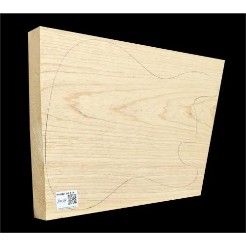 Bahenný Jaseň Drevo Na Gitaru Premium SWE 14K - 565/445 x 365 x 46 mm 3,6kg!