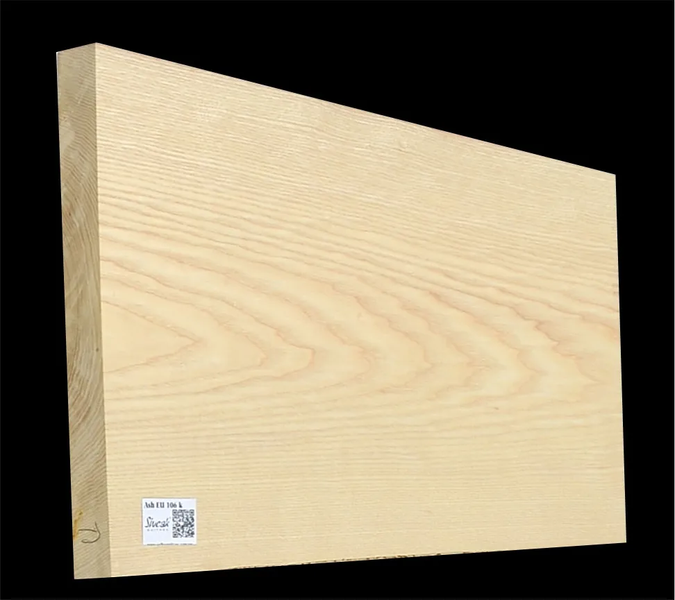 European Ash Guitar Body Blank 570 x 365/335 x 44 mm