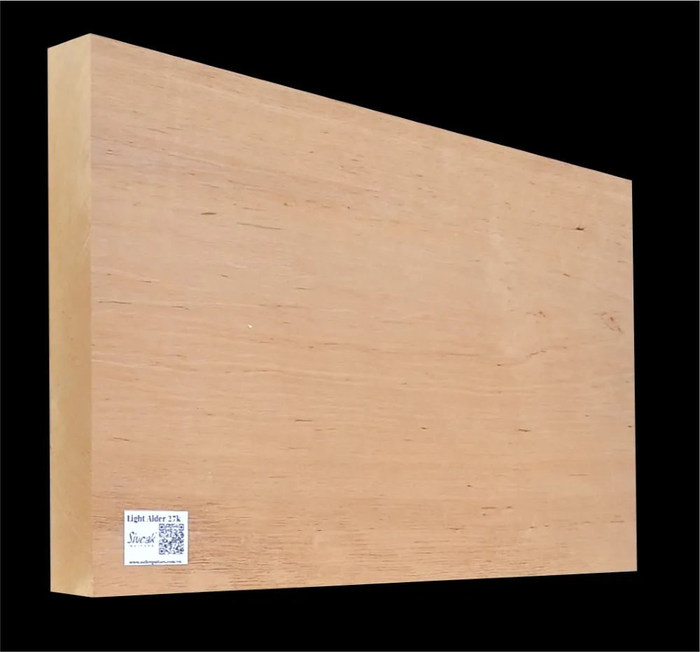 Light Alder Guitar Body Blank JL 27k- 510 x 325 x 46 mm
