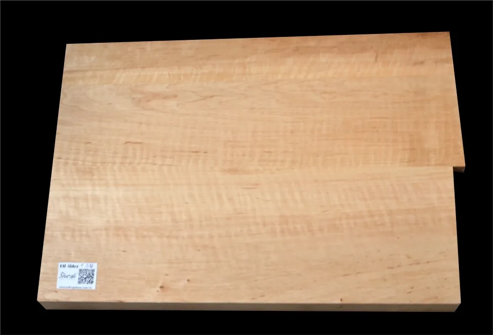 European Flamed Alder JLF 30– Guitar Body Blank
